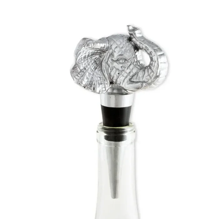Elephant Bottle Stopper by Arthur Court Designs