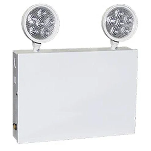 Exitronix City Of New York Approved Emergency LED Unit Equipment 3 Lamps White Finish (NY-LED-3-W)
