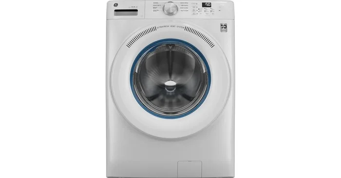 GE APPLIANCES GE ENERGY STAR 4.6 cu. ft. Capacity Smart Front Load Washer with UltraFresh Vent System with OdorBlock™ GFW350SSYWW
