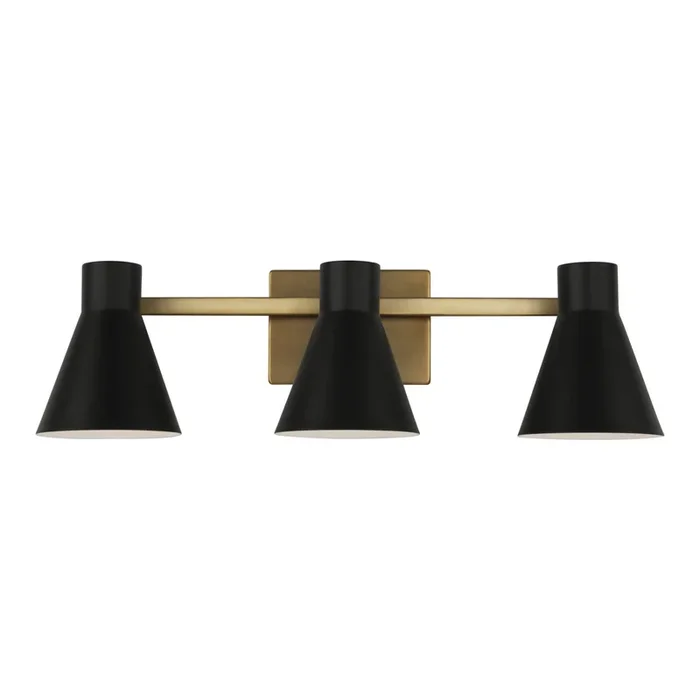 Generation Lighting – 4441303-848 – Three Light Wall / Bath – Towner – Satin Brass