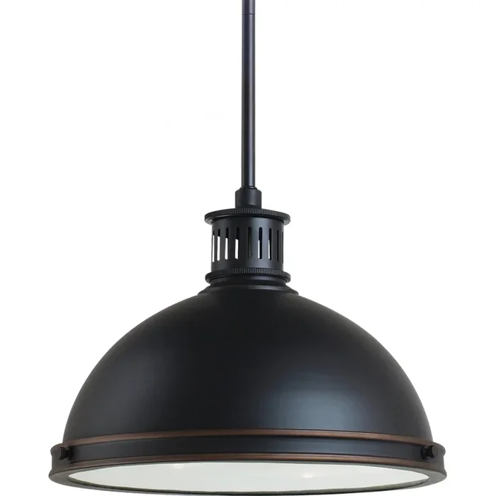 Generation Lighting – 65086-715 – Two Light Pendant – Pratt Street Metal – Autumn Bronze