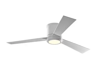 Generation Lighting Clarity 52 Inch Ceiling Fan 120V 2700K 90 CRI 950Lm Matte White (3CLYR52RZWD-V1)