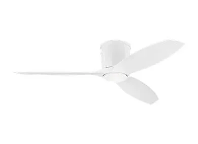 Generation Lighting Titus 52 Inch Ceiling Fan 120V 3000K 90 CRI 800Lm Matte White (3TTHR52RZWD)