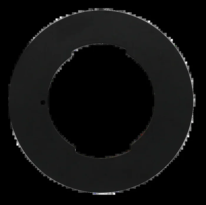 GM Lighting MiniTask Downlight Accessory–Regressed Multi-Plate 2 Inch Adapter Black For MTR2 (RMP-AD2-B)