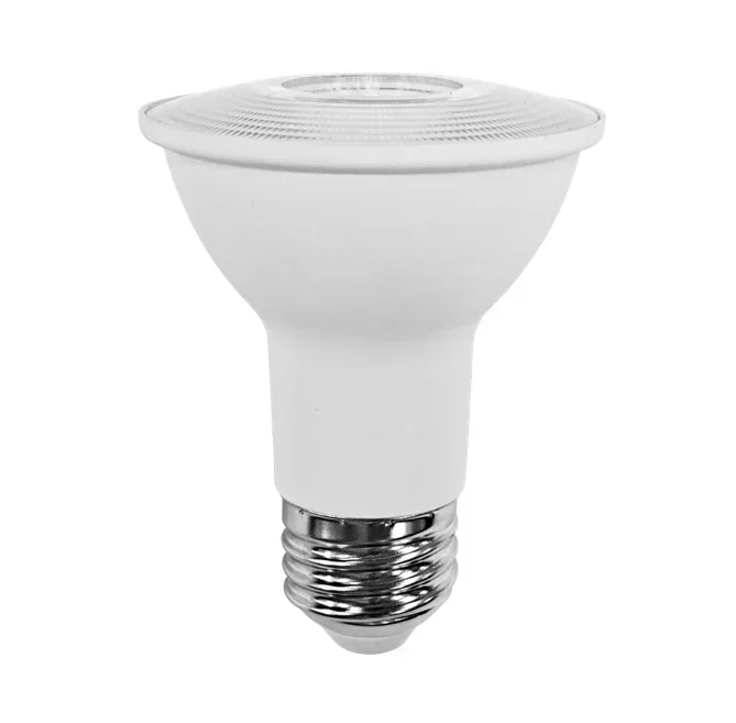 Halco 7PAR20-FL-LED-827-D-ES 6.5W LED PAR20 Flood 40 Degree Beam Dimming 80 CRI 2700K White Housing-Essential Series (80200)