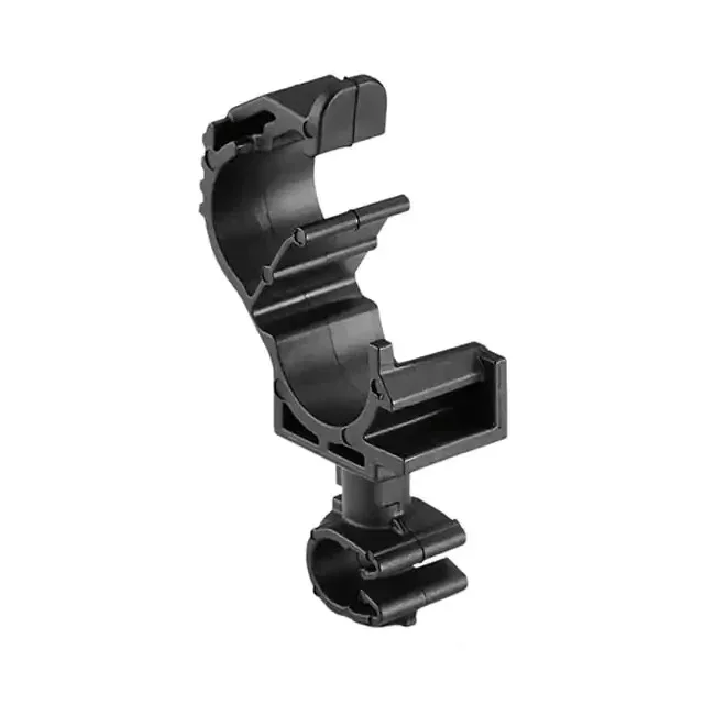 HellermannTyton LOC Locking Clamp 5-9mm To MOC Clip 7mm PA66HIRHSUV Black 2000 Per Carton (156-01831)