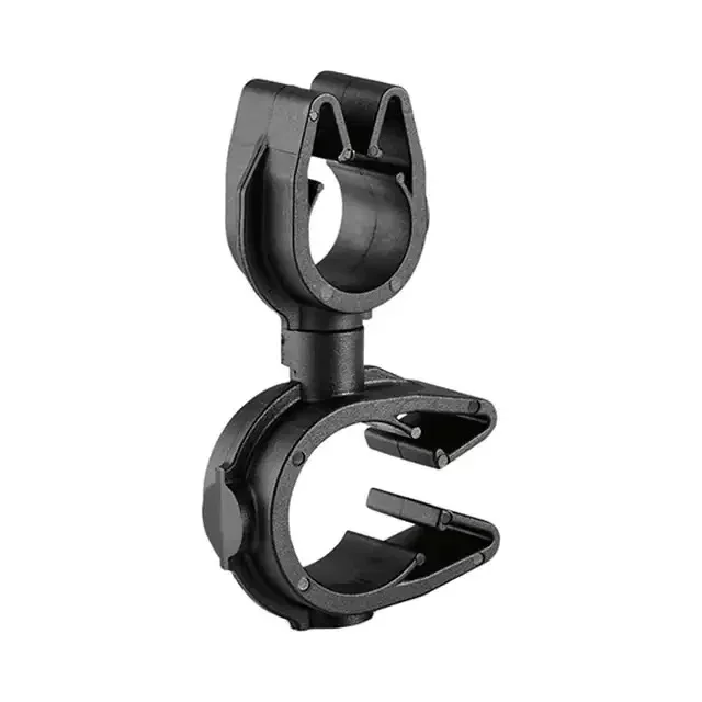 HellermannTyton MOC Clip To MOC Clip Perpendicular 10mm 16mm Perpendicular PA66HIRHSUV Black 2000 Per Carton (156-02063)