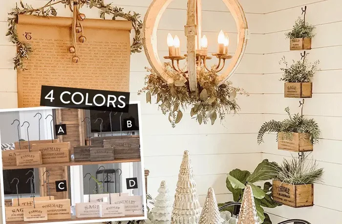 Herb Buckets With Hooks – Decor Steals