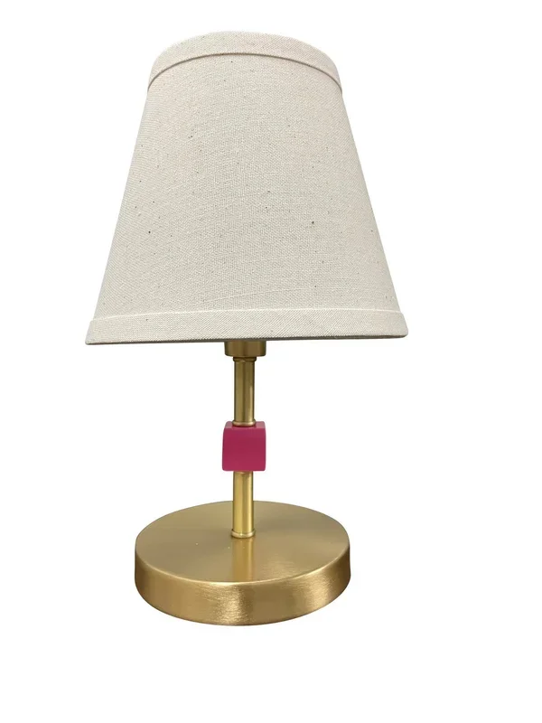 House of Troy – B203-SB/OR – One Light Accent Lamp – Bryson – Satin Brass/Orchid