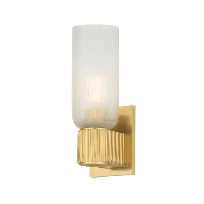 Hudson Valley – One Light Wall Sconce – Irondale – 7131AGB