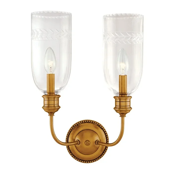 Hudson Valley – Two Light Wall Sconce – Lafayette
