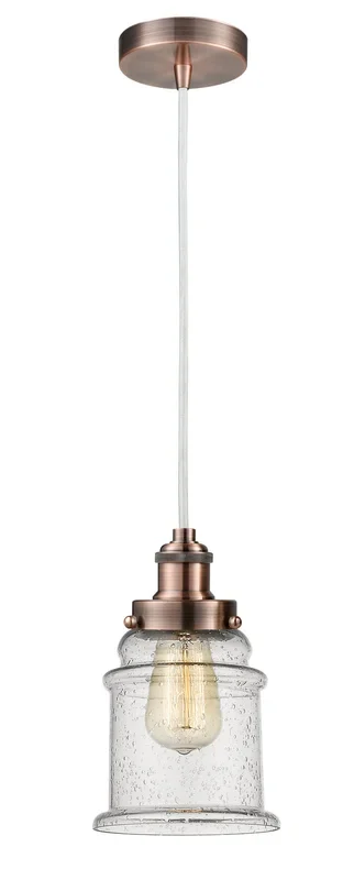 Innovations – 100AC-10W-1H-AC-G184 – One Light Mini Pendant – Edison – Antique Copper
