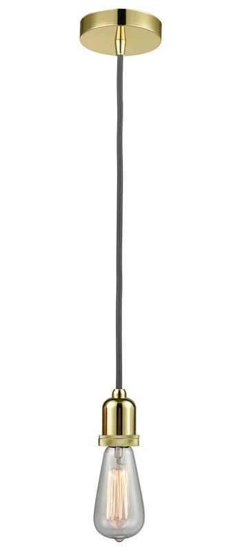 Innovations – 100GD-10GY-0GD – One Light Mini Pendant – Whitney – Gold