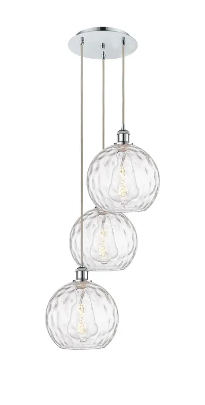 Innovations – 113B-3P-PC-G1215-10 – Three Light Pendant – Ballston – Polished Chrome