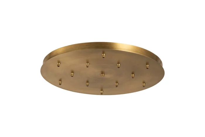 Innovations – 126-BB – Multi Port Canopy – Custom Cord – Brushed Brass