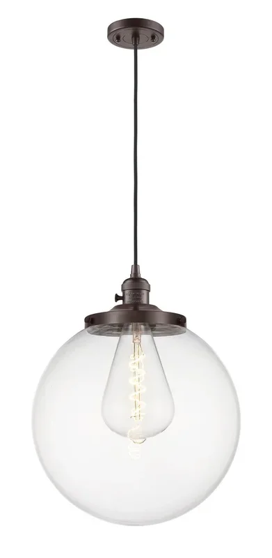Innovations – 201CSW-OB-G202-14 – One Light Mini Pendant – Franklin Restoration – Oil Rubbed Bronze
