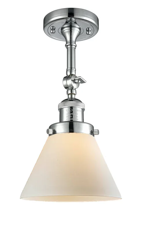 Innovations – 201F-PC-G41-LED – LED Semi-Flush Mount – Franklin Restoration – Polished Chrome