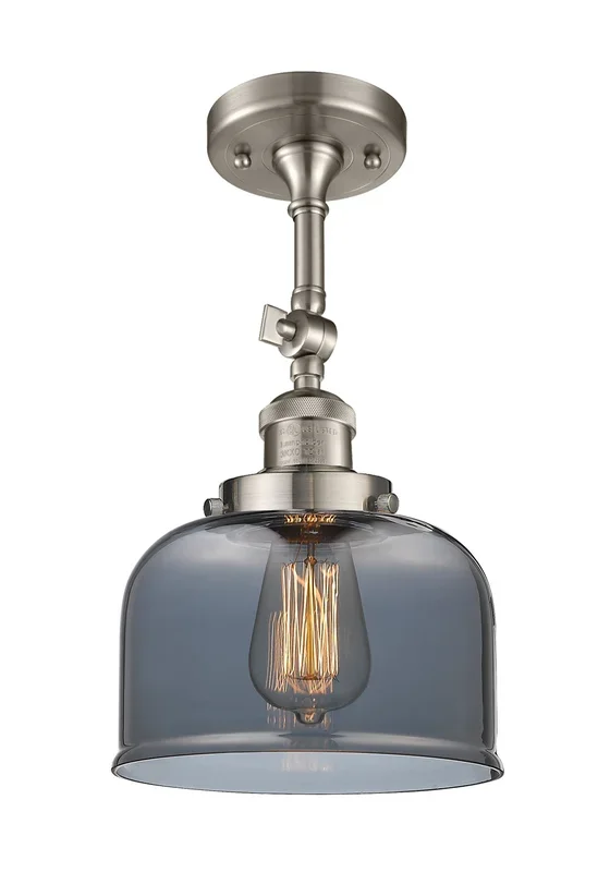 Innovations – 201F-SN-G73 – One Light Semi-Flush Mount – Franklin Restoration – Brushed Satin Nickel