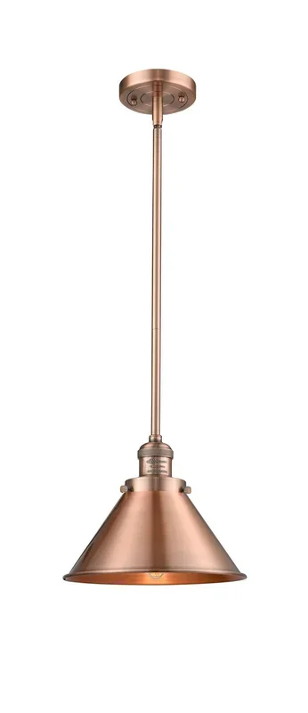 Innovations – 201S-AC-M10-AC-LED – LED Mini Pendant – Franklin Restoration – Antique Copper