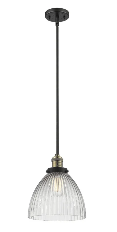 Innovations – 201S-BAB-G222 – One Light Mini Pendant – Franklin Restoration – Black Antique Brass