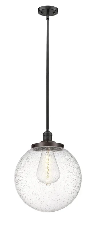 Innovations – 201S-OB-G204-14 – One Light Pendant – Franklin Restoration – Oil Rubbed Bronze