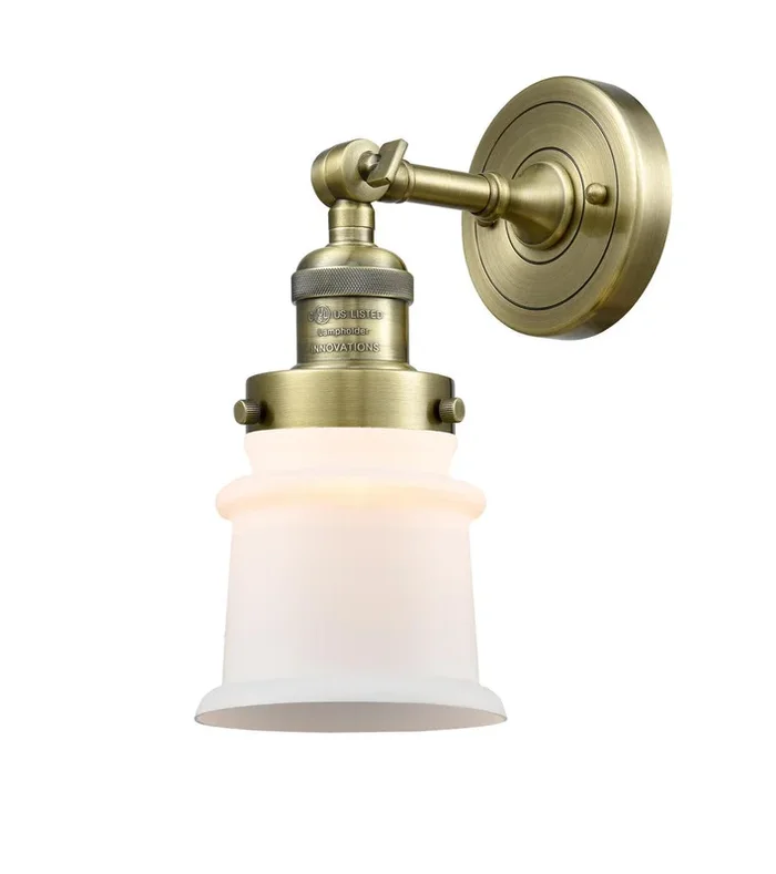 Innovations – 203-AB-G181S-LED – LED Wall Sconce – Franklin Restoration – Antique Brass