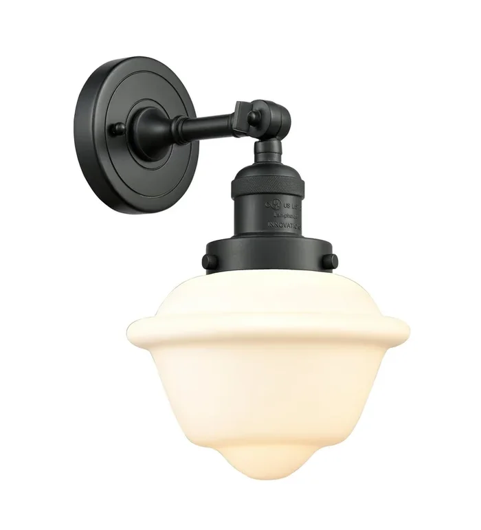 Innovations – 203-BK-G531 – One Light Wall Sconce – Franklin Restoration – Matte Black