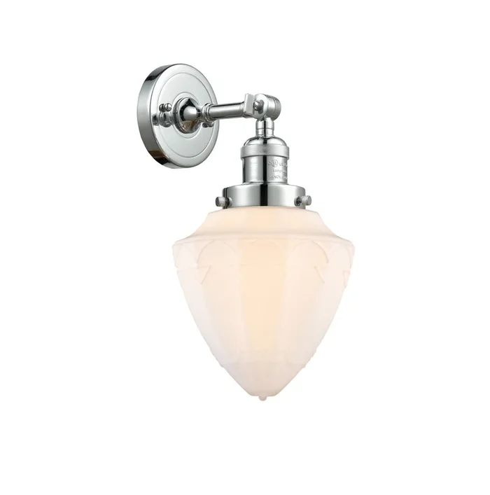 Innovations – 203-PC-G661-7-LED – LED Wall Sconce – Franklin Restoration – Polished Chrome