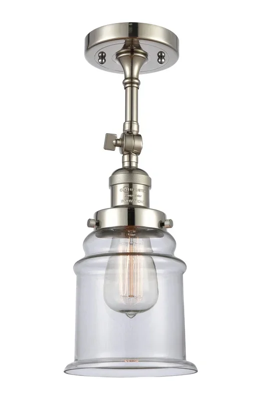 Innovations – 203-PN-G182-LED – LED Wall Sconce – Franklin Restoration – Polished Nickel