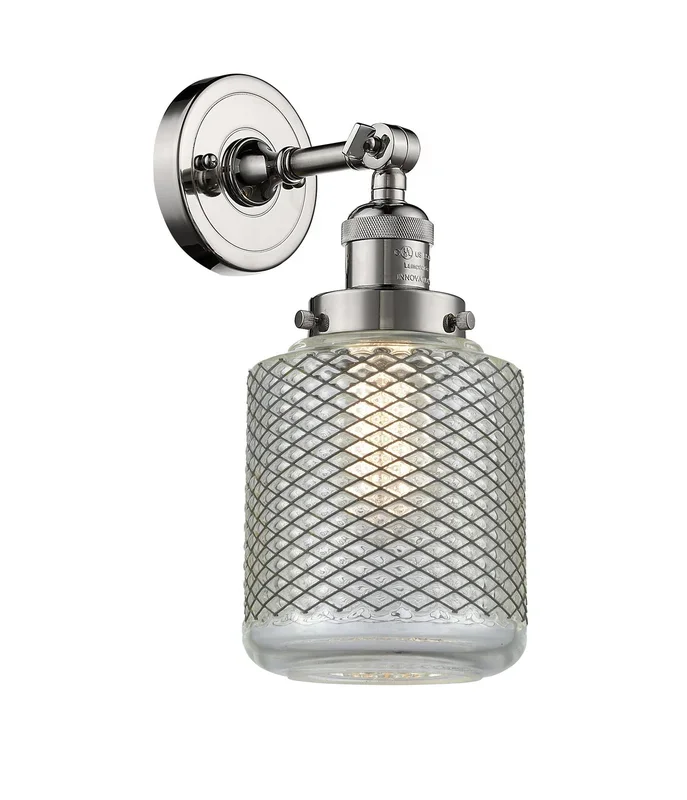 Innovations – 203-PN-G262-LED – LED Wall Sconce – Franklin Restoration – Polished Nickel