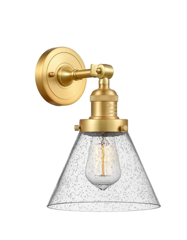 Innovations – 203-SG-G44-LED – LED Wall Sconce – Franklin Restoration – Satin Gold