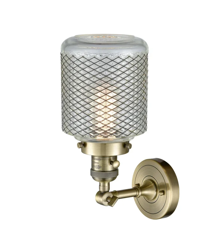 Innovations – 203SW-AB-G262-LED – LED Wall Sconce – Franklin Restoration – Antique Brass