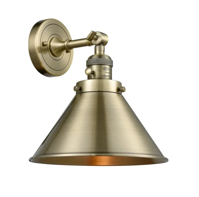 Innovations – 203SW-AB-M10-AB – One Light Wall Sconce – Franklin Restoration – Antique Brass