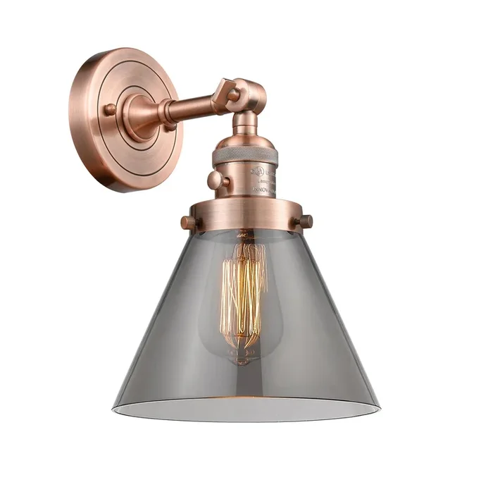 Innovations – 203SW-AC-G43-LED – LED Wall Sconce – Franklin Restoration – Antique Copper
