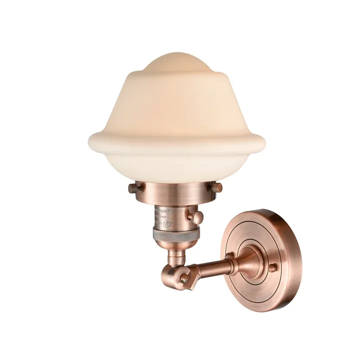 Innovations – 203SW-AC-G531 – One Light Wall Sconce – Franklin Restoration – Antique Copper