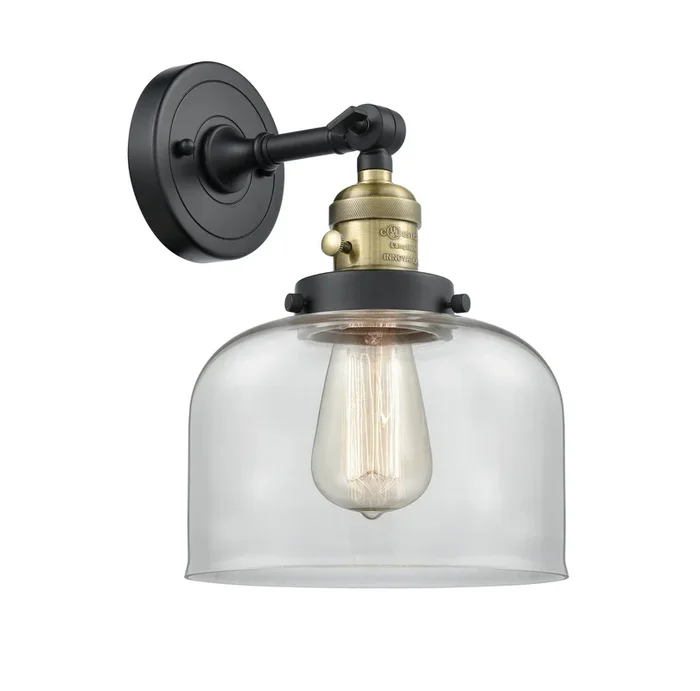 Innovations – 203SW-BAB-G72 – One Light Wall Sconce – Franklin Restoration – Black Antique Brass