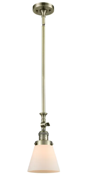 Innovations – 206-AB-G61-LED – LED Mini Pendant – Franklin Restoration – Antique Brass