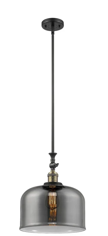 Innovations – 206-BAB-G73-L – One Light Mini Pendant – Franklin Restoration – Black Antique Brass