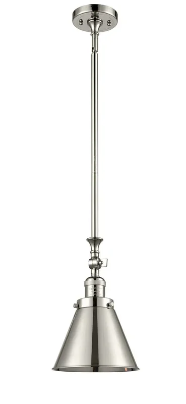 Innovations – 206-PN-M13-PN – One Light Mini Pendant – Franklin Restoration – Polished Nickel