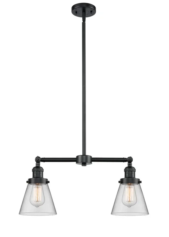 Innovations – 209-OB-G62 – Two Light Island Pendant – Franklin Restoration – Oil Rubbed Bronze – 209OBG62