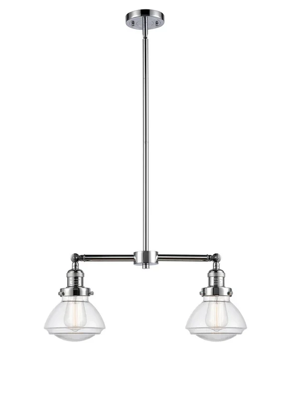 Innovations – 209-PC-G322-LED – LED Island Pendant – Franklin Restoration – Polished Chrome – 209PCG322LED
