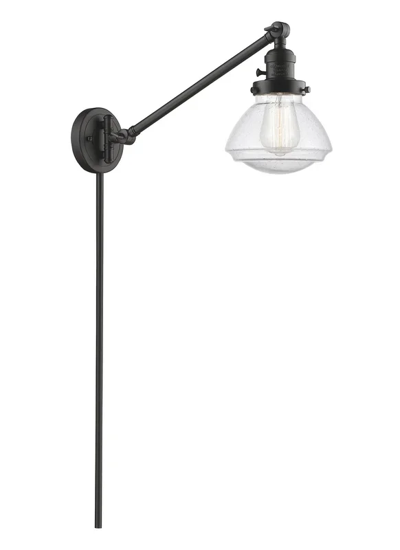 Innovations – 237-OB-G324 – One Light Swing Arm Lamp – Franklin Restoration – Oil Rubbed Bronze – 237OBG324