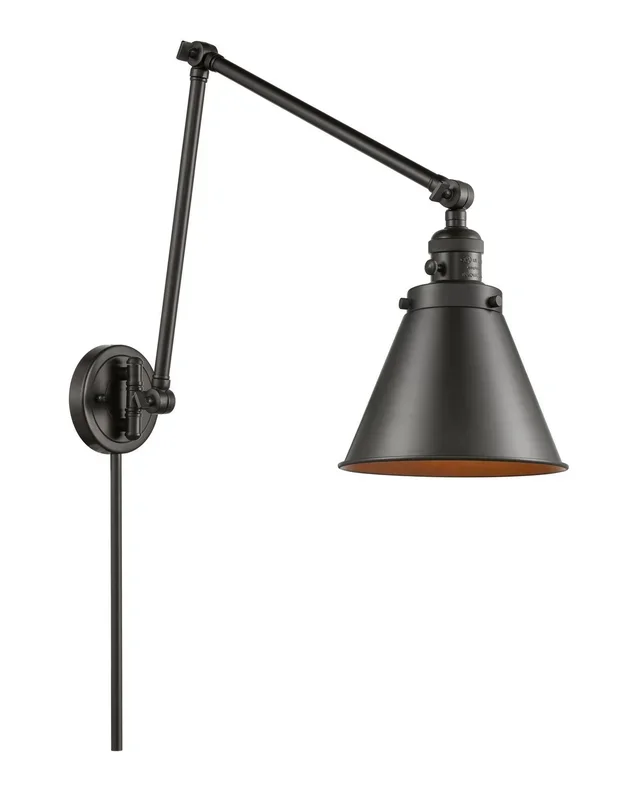 Innovations – 238-OB-M13-OB-LED – LED Swing Arm Lamp – Franklin Restoration – Oil Rubbed Bronze – 238OBM13OBLED