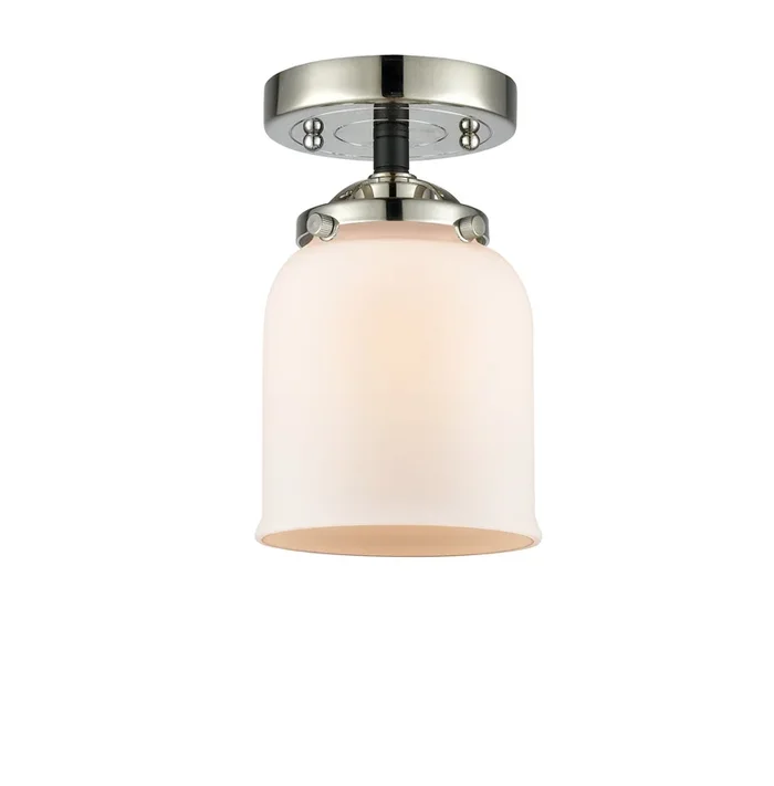 Innovations – 284-1C-BPN-G51 – One Light Semi-Flush Mount – Nouveau – Black Polished Nickel – 2841CBPNG51
