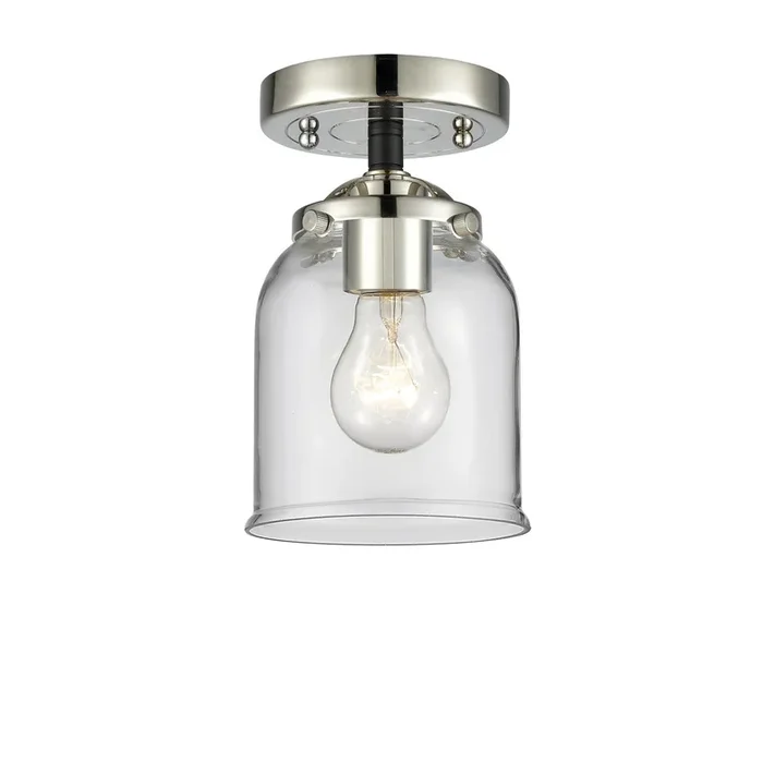 Innovations – 284-1C-BPN-G52-LED – LED Semi-Flush Mount – Nouveau – Black Polished Nickel – 2841CBPNG52LED