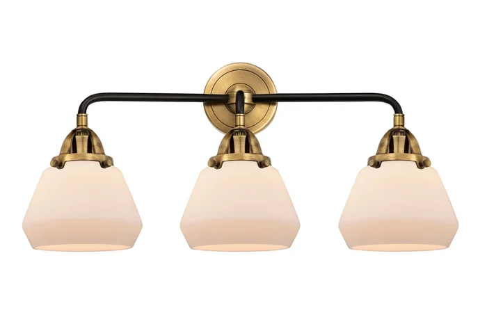 Innovations – 288-3W-BAB-G171 – Three Light Bath Vanity – Nouveau 2 – Black Antique Brass – 2883WBABG171
