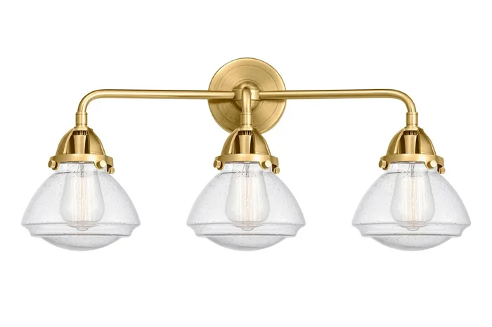 Innovations – 288-3W-SG-G324-LED – LED Bath Vanity – Nouveau 2 – Satin Gold – 2883WSGG324LED