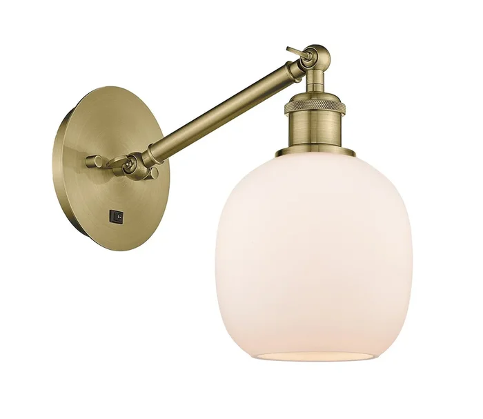 Innovations – 317-1W-AB-G101 – One Light Wall Sconce – Ballston – Antique Brass – 3171WABG101