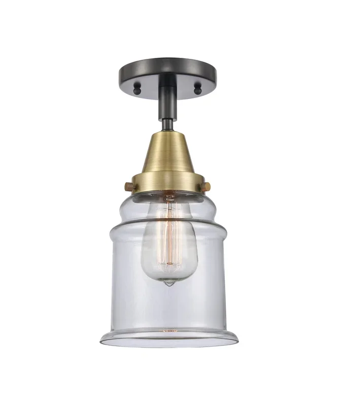 Innovations – 447-1C-BAB-G182-LED – LED Flush Mount – Caden – Black Antique Brass – 4471CBABG182LED