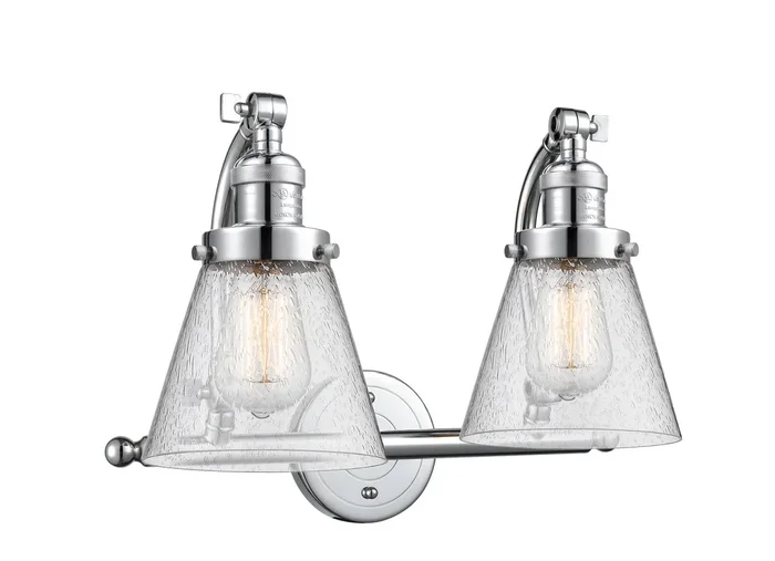 Innovations – 515-2W-PC-G64-LED – LED Bath Vanity – Franklin Restoration – Polished Chrome – 5152WPCG64LED